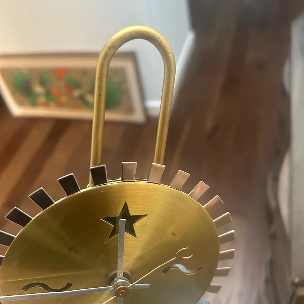 IKEA Dilla Sunburst Moon and Stars Clock